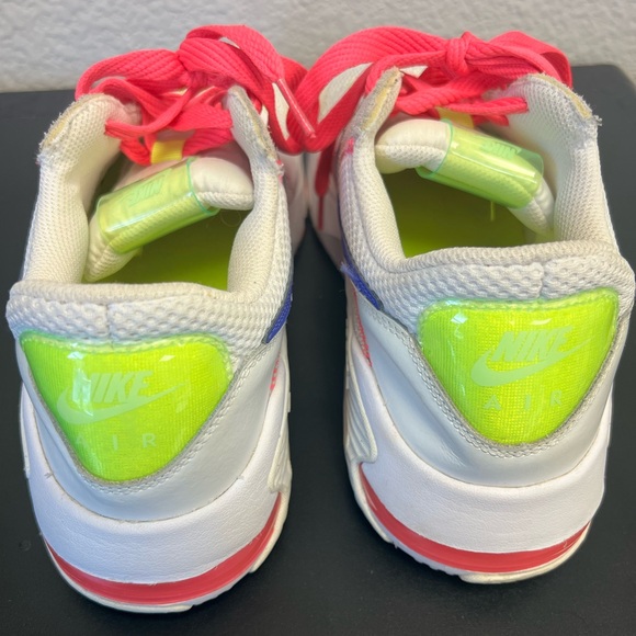 Nike Women’s Sneakers Shoes Neon Air Max Excee White, Pink, Blue, and Green 10 - Picture 3 of 6